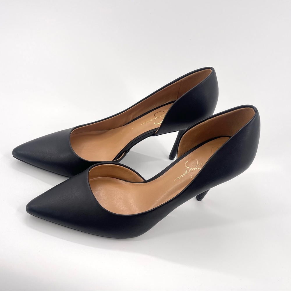 Jessica Simpson Black Pointed Heels